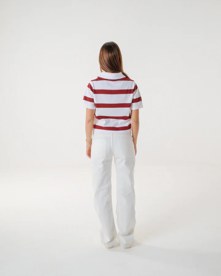 Stripe Knit Polo - Image 4
