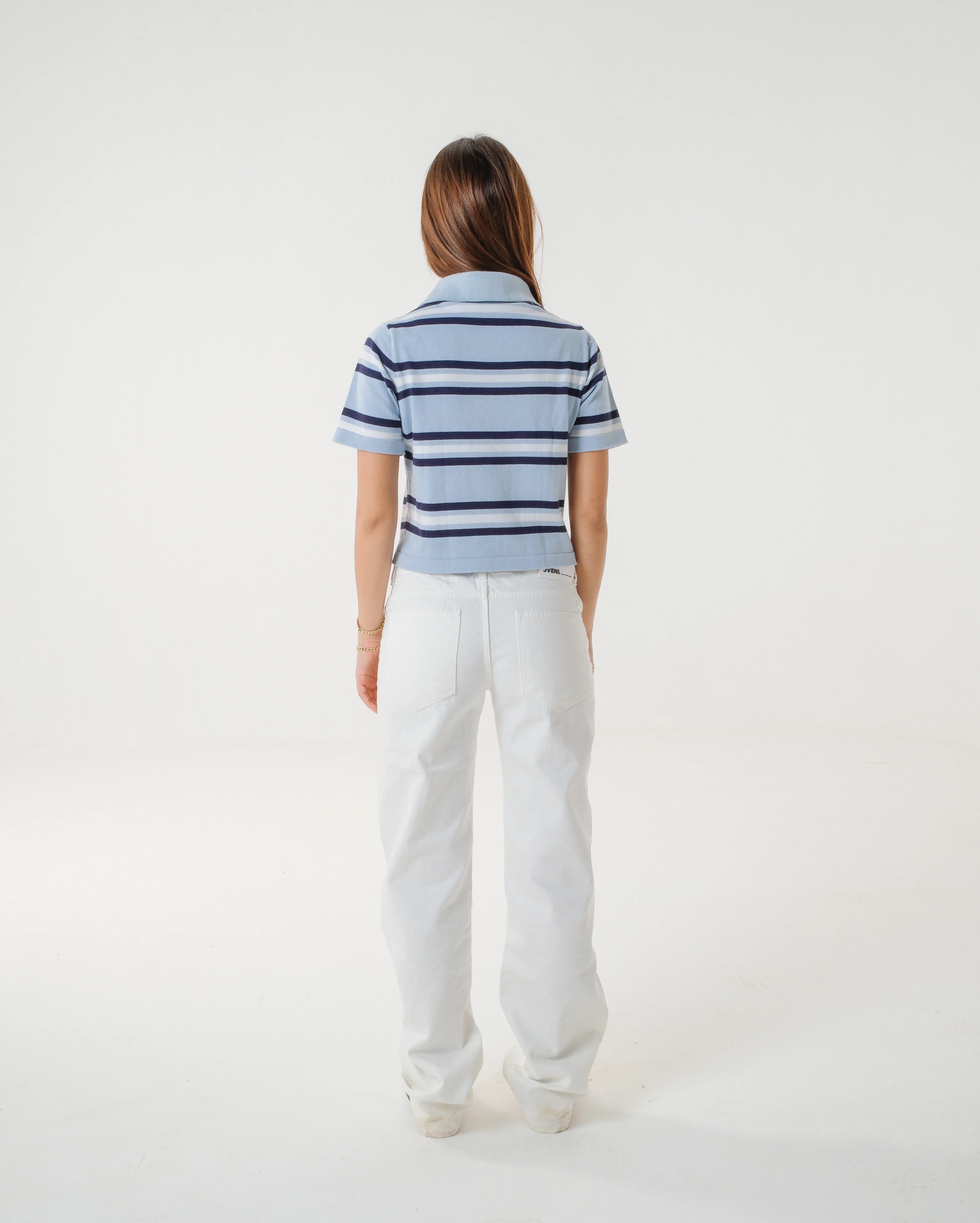 Stripe Knit Polo - Image 9