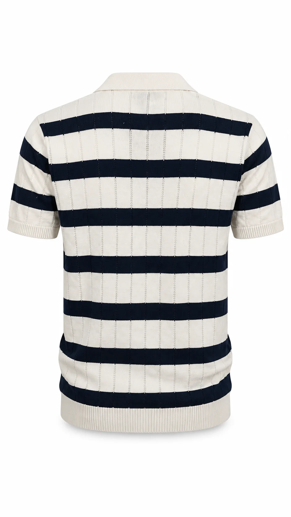 Striped Knit Polo - Image 4