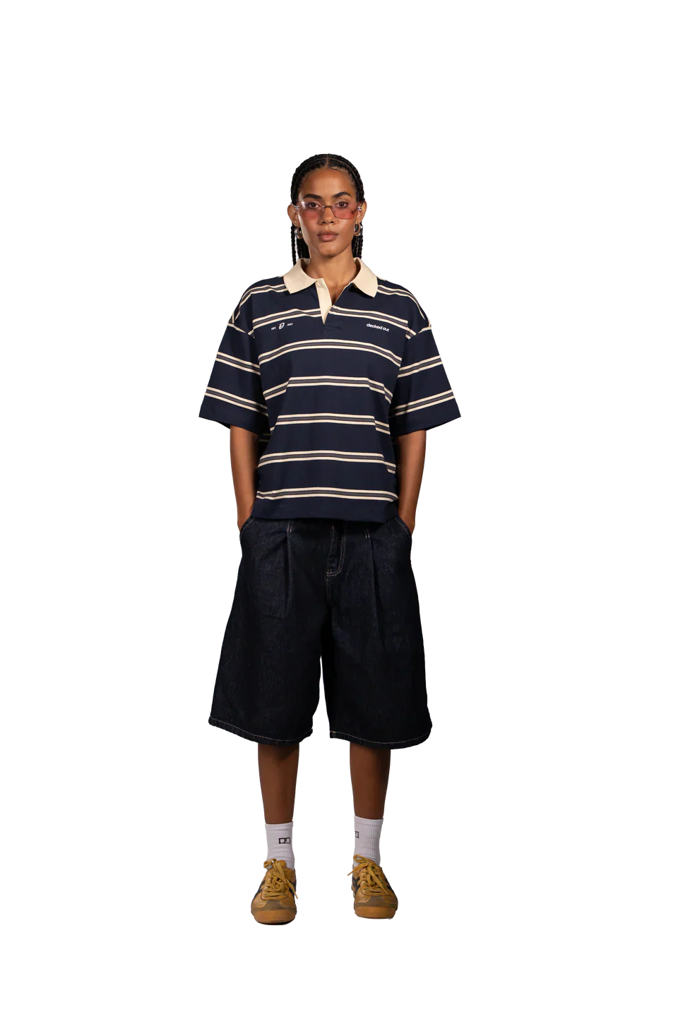 Striped Polo T-Shirt - Image 15