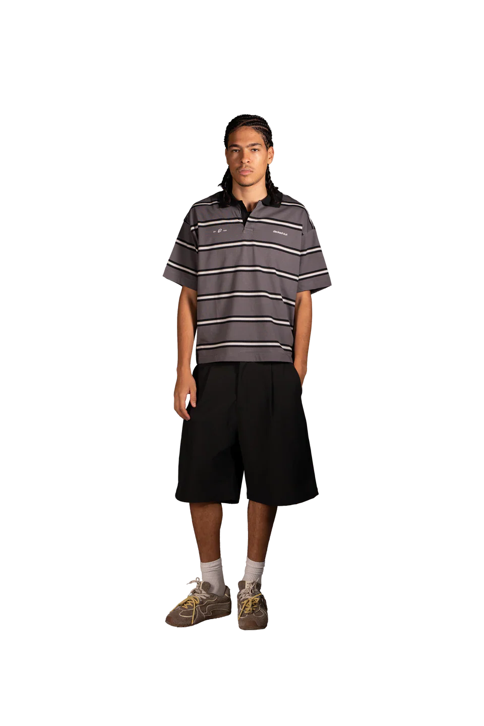Striped Polo T-Shirt - Image 3