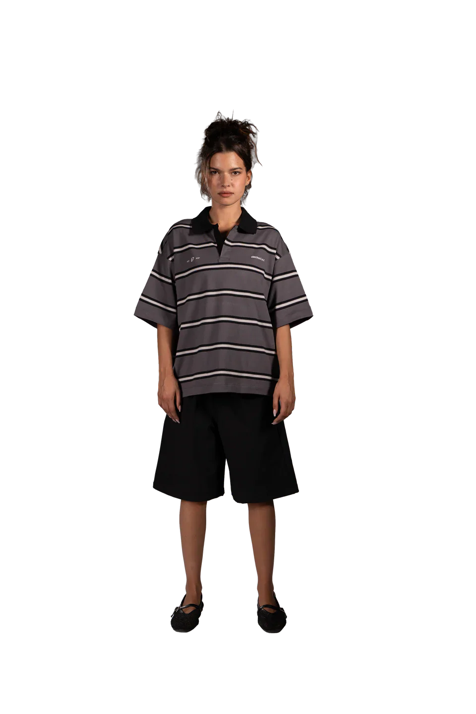 Striped Polo T-Shirt - Image 5