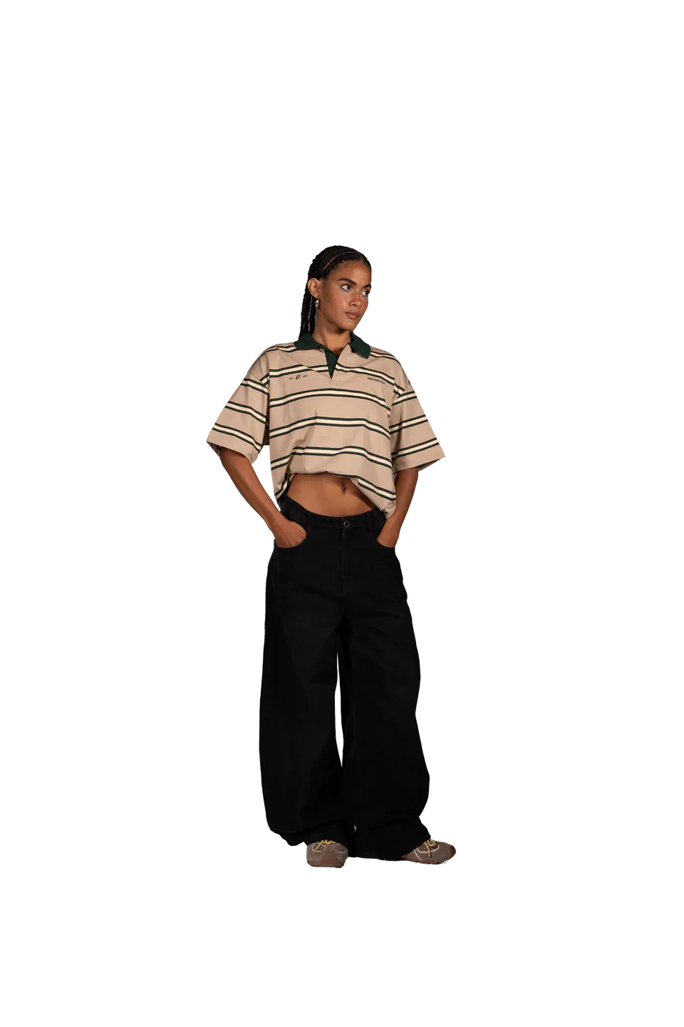 Striped Polo T-Shirt - Image 9