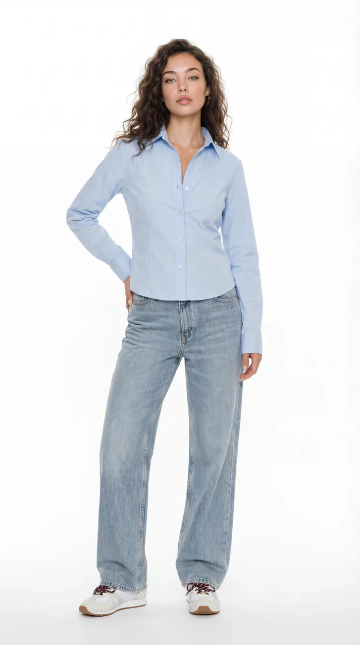 Tailored Cropped Shirt - Image 2