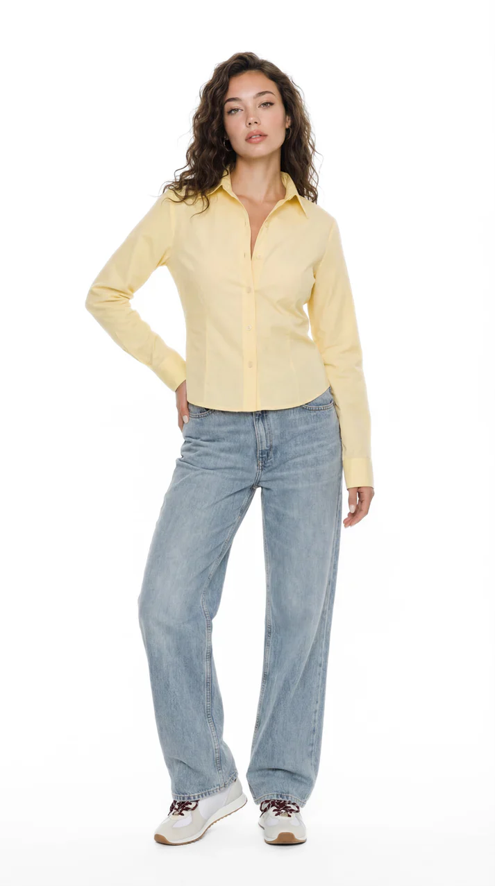 Tailored Cropped Shirt - Image 4