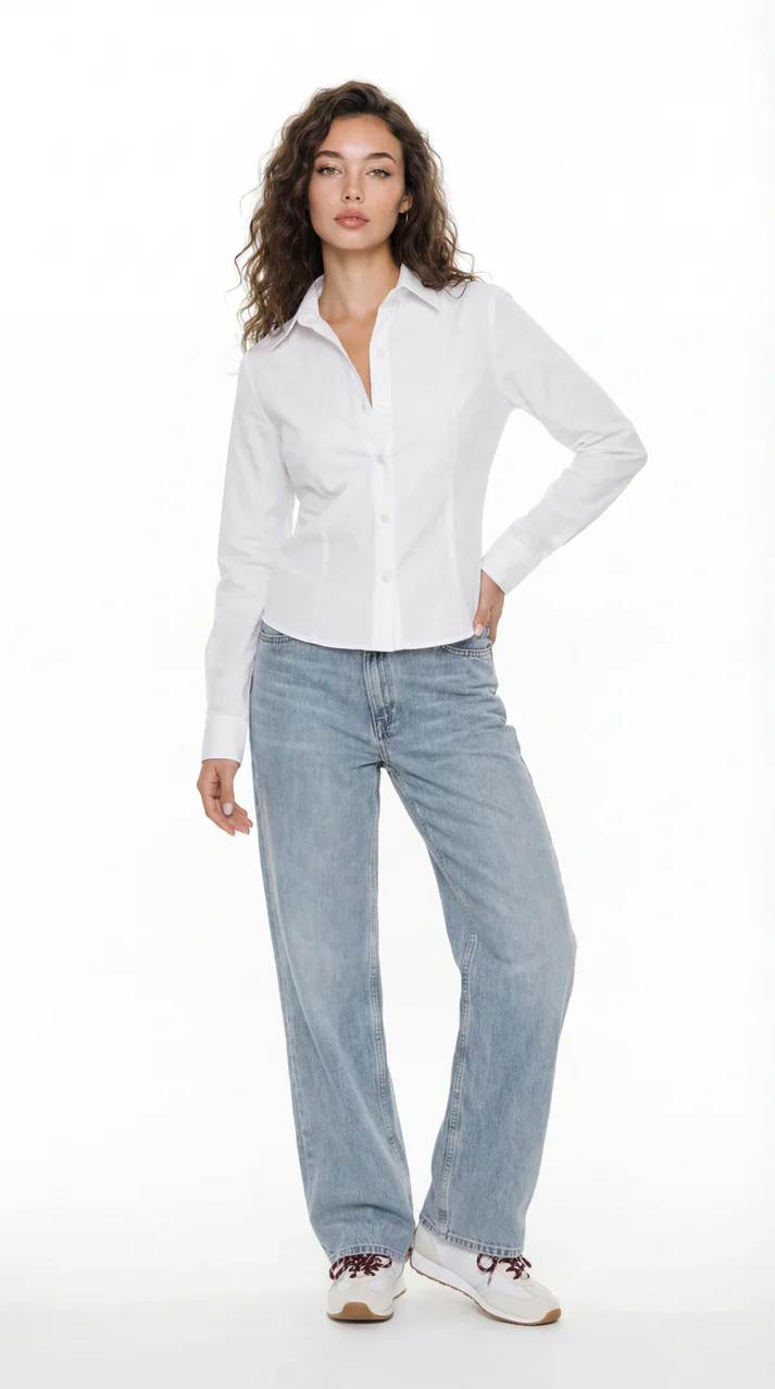 Tailored Cropped Shirt - Image 7