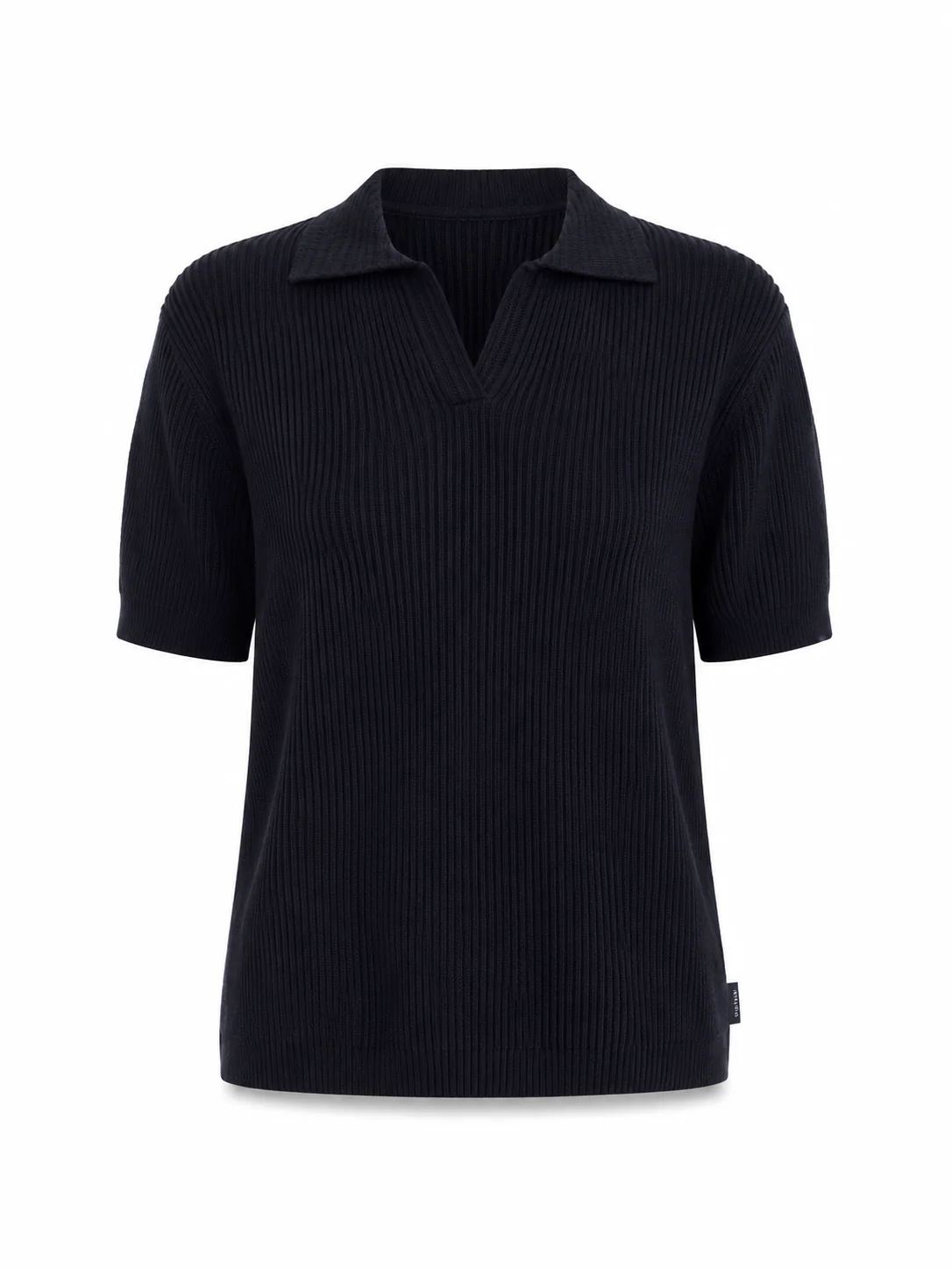 Textured Rib Knit Polo - Image 16