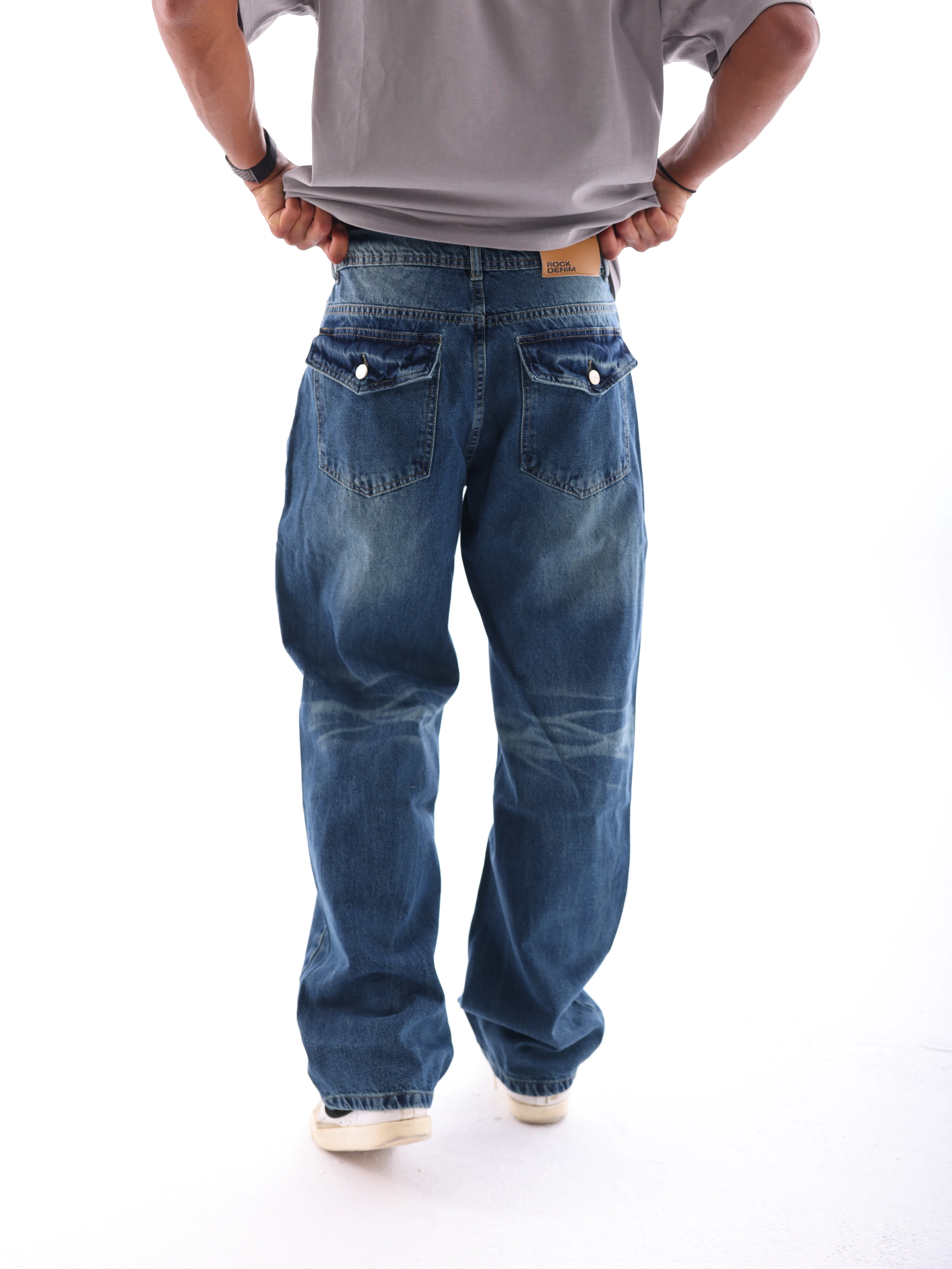 The Denim Brush Pants - Image 4