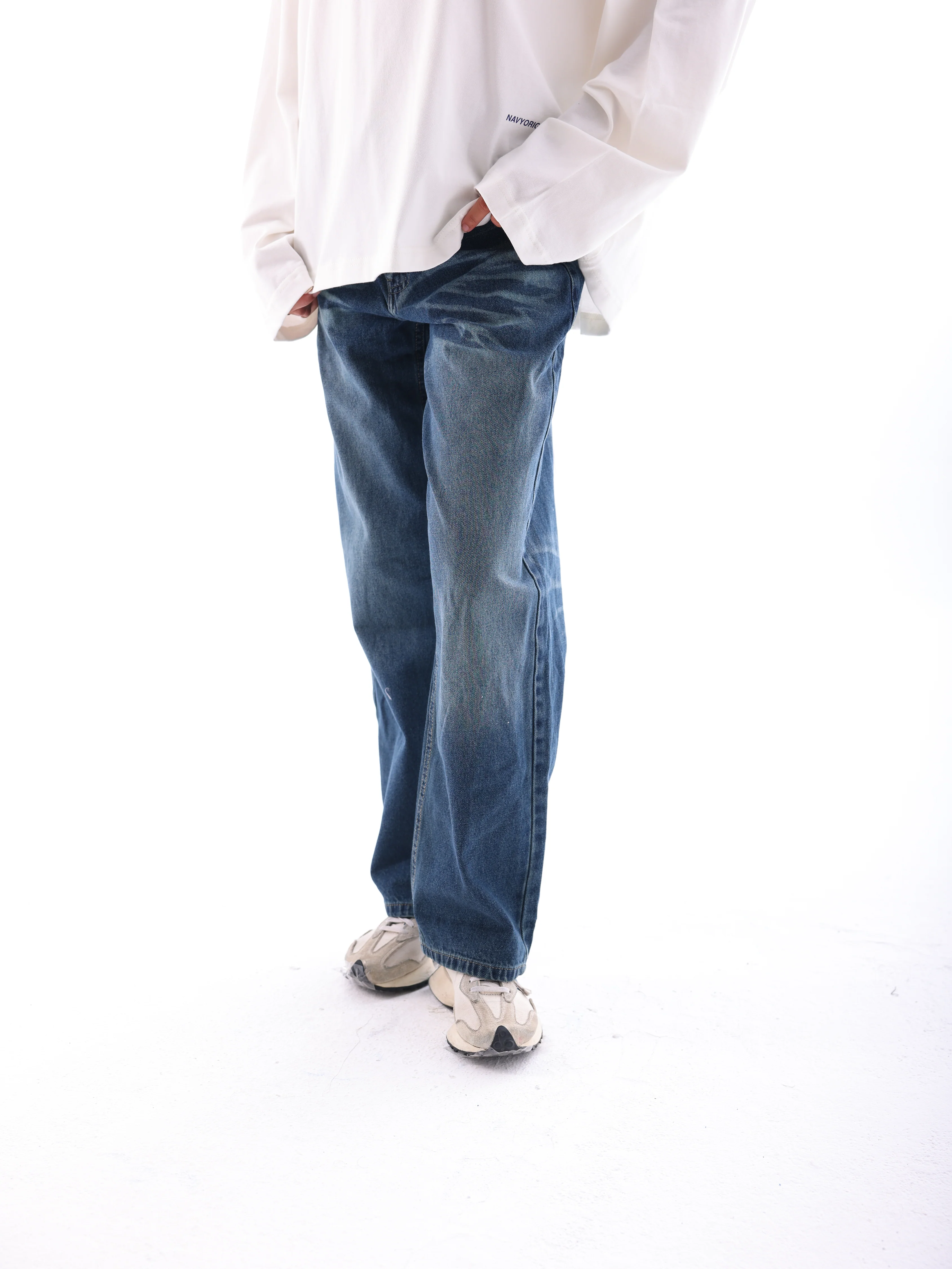 The Denim Brush Pants - Image 6