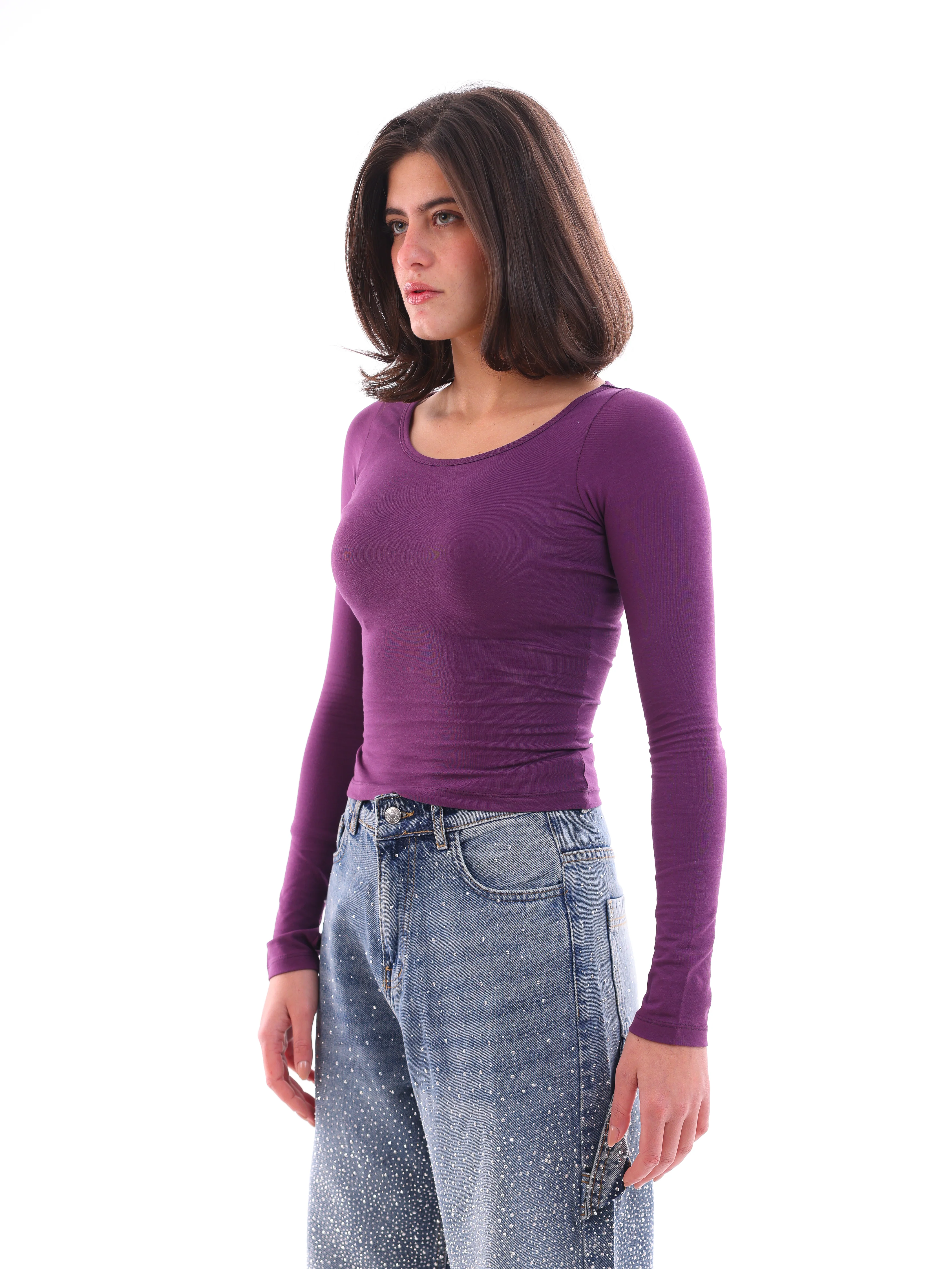 Wide Crewneck Top - Image 2